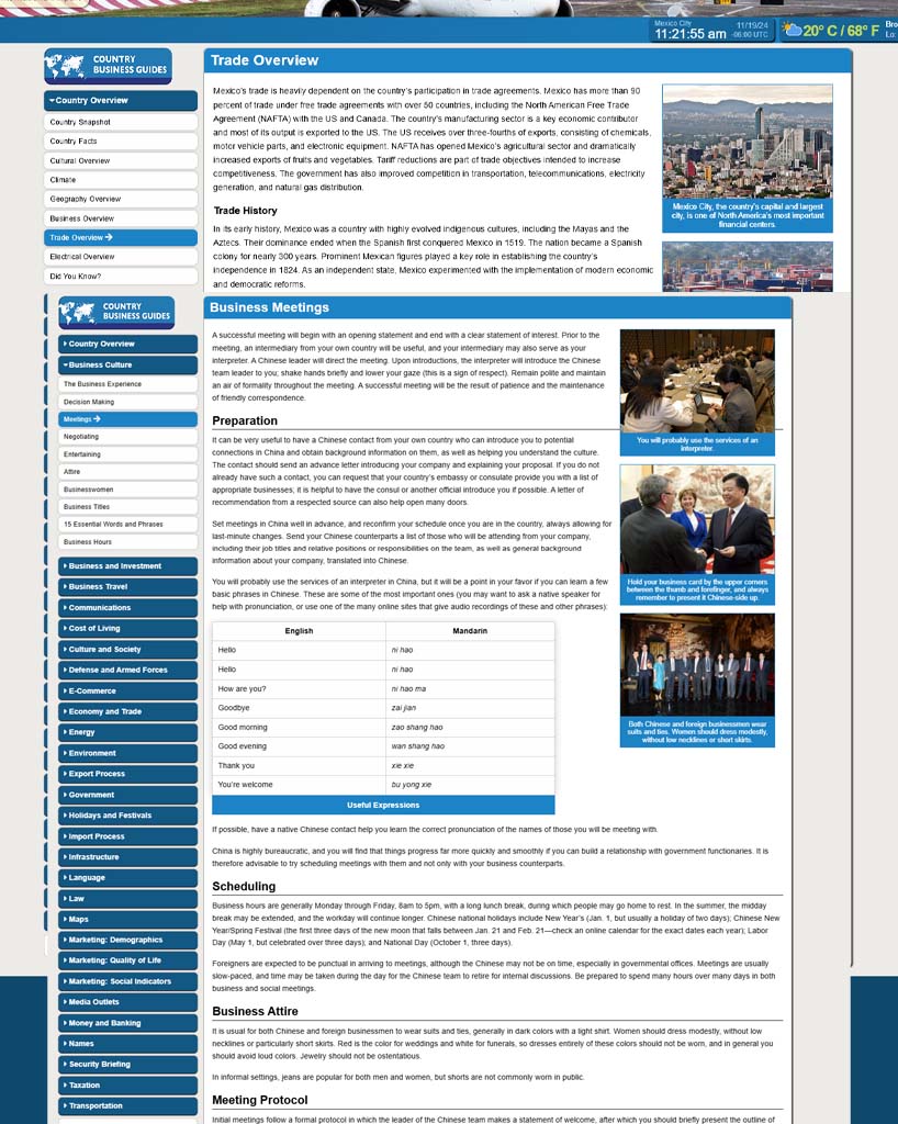 AtoZ International Business Screenshot