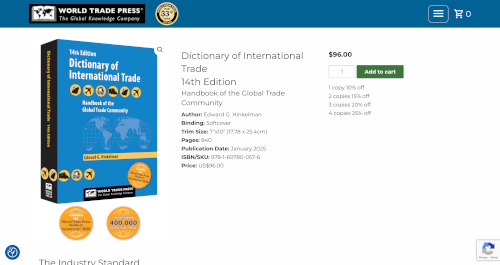 The Dictionary of International Trade