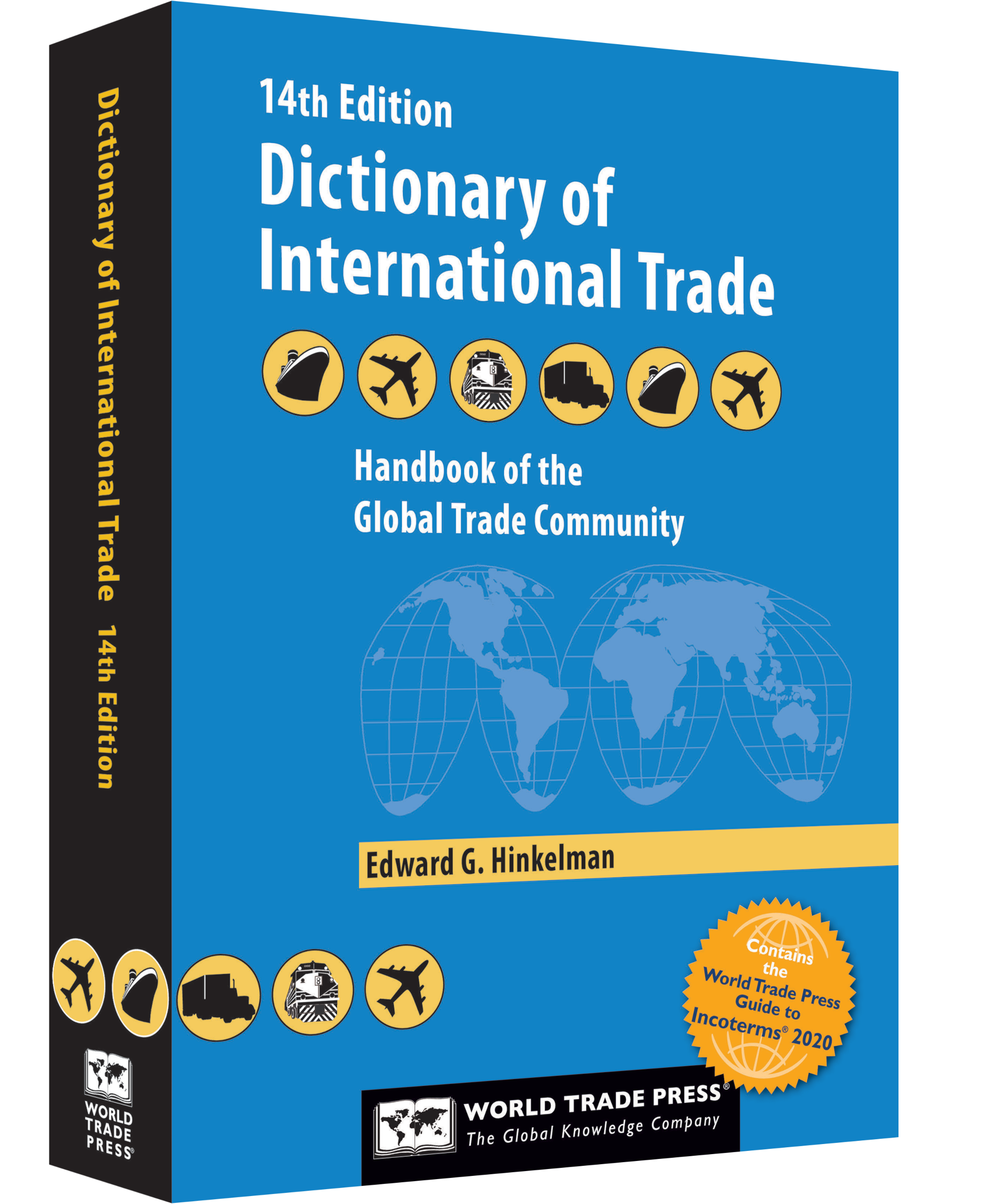 The cover of the Dictionary of International Trade