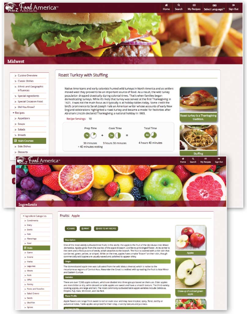 AtoZ Food America Screenshot